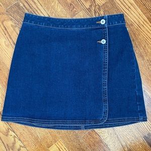BB Dakota denim wrap skirt